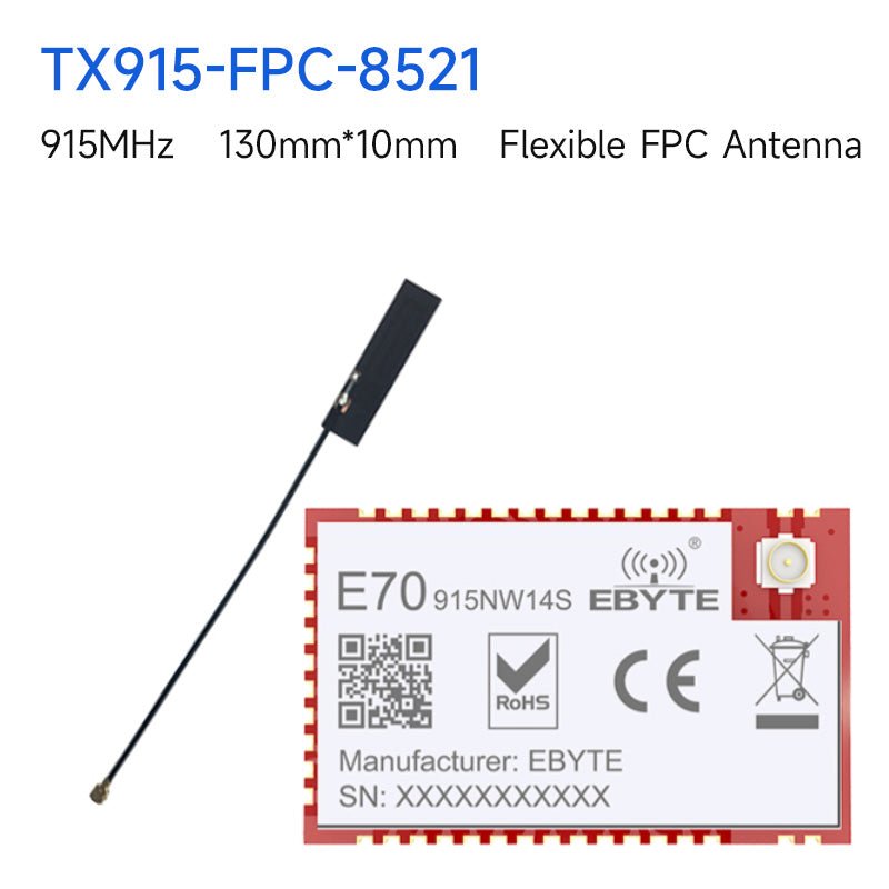 Ebyte E70 - 915NW14S Star Network Wireless Module UART IOT 200 Nodes 915MHz 14dBm Long Range 2.5km Wireless Transmitter Rf Module - IOT Module Shop Manufacturer Factory