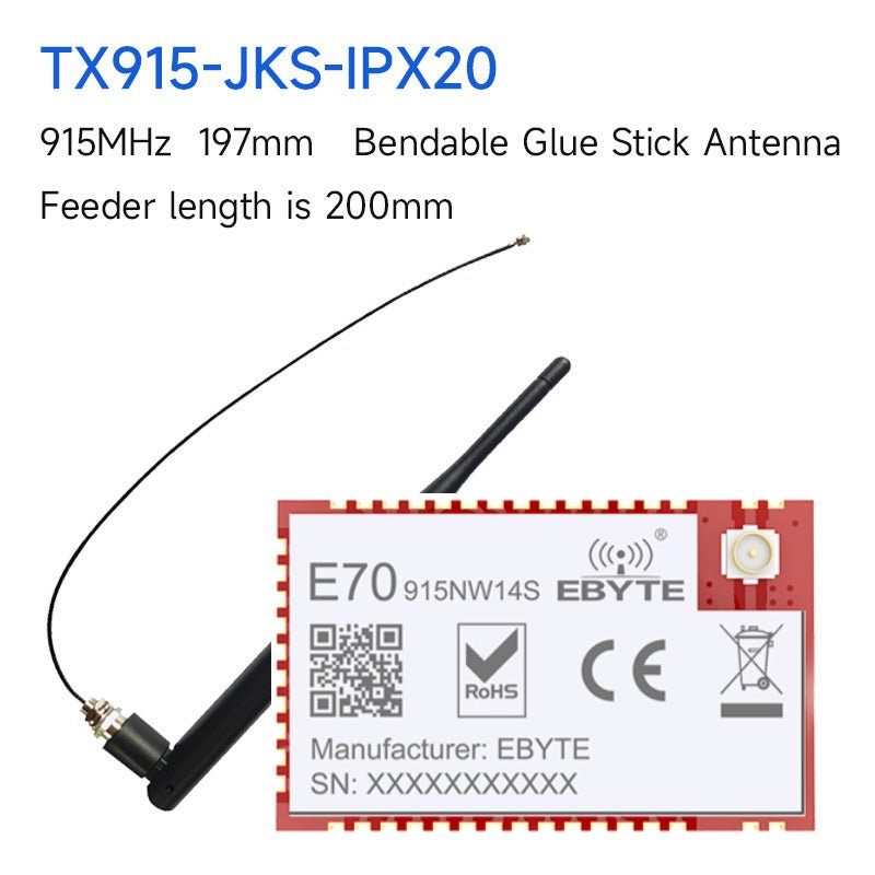 Ebyte E70 - 915NW14S Star Network Wireless Module UART IOT 200 Nodes 915MHz 14dBm Long Range 2.5km Wireless Transmitter Rf Module - IOT Module Shop Manufacturer Factory
