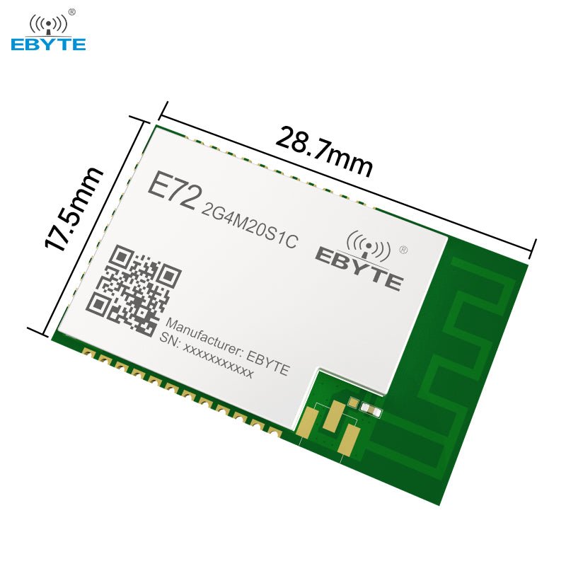 Ebyte E72 - 2G4M20S1C TI CC2674P10 chip 2.4G Zigbee Low Energy ble5.3 Multi - protocol Wireless Communication Module with PCB Antenna - IOT Module Shop Manufacturer Factory