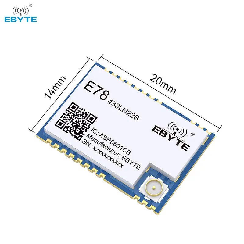 Ebyte E78 - 433LN22S(6601) Transceiver Receiver ASR6601 433MHz LoRaWAN Module Low power consumption wireless transmission - IOT Module Shop Manufacturer Factory