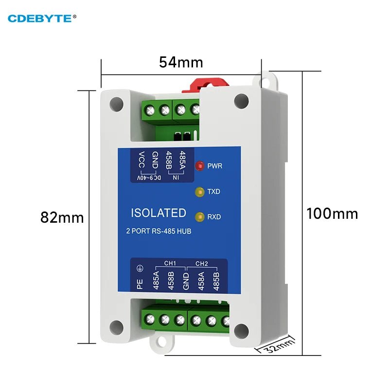 EBYTE E810-R12 Photoelectric Isolation Industrial DC9-40V 2-way Cache ...