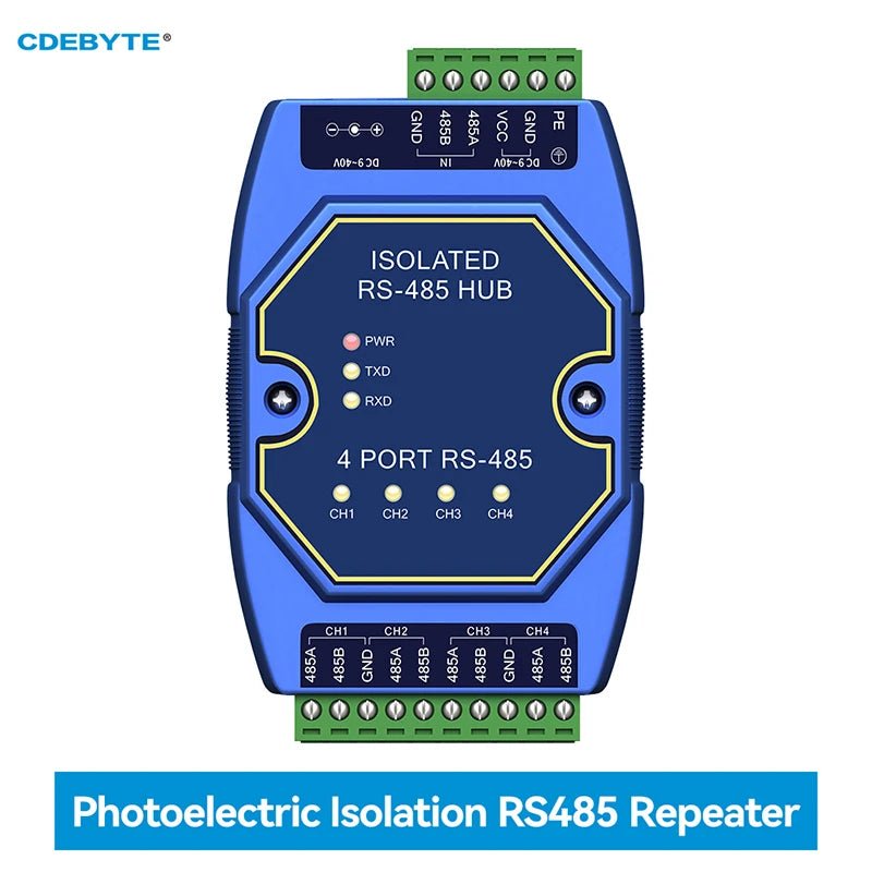 EBYTE E810 - R14 Industrial 4 - way Cache RS485 Hubs Photoelectric Isolation DC9 - 40V ESD Protection Power and Signal Isolation - IOT Module Shop Manufacturer Factory