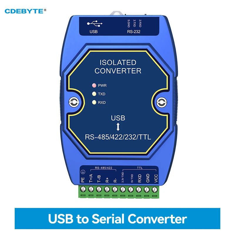 EBYTE E810 - U15H USB to Serial Converter High Protection Isolation USB to RS485/232/422/TTL USB - C Interface Industrial Grade - IOT Module Shop Manufacturer Factory