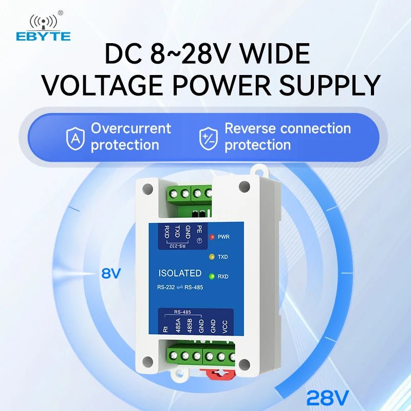 Ebyte E810 - Z01 Hub Photoelectric Isolation Bidirectional Serial Protocol Module Industrial RS232 to RS485 Isolation Converter - IOT Module Shop Manufacturer Factory