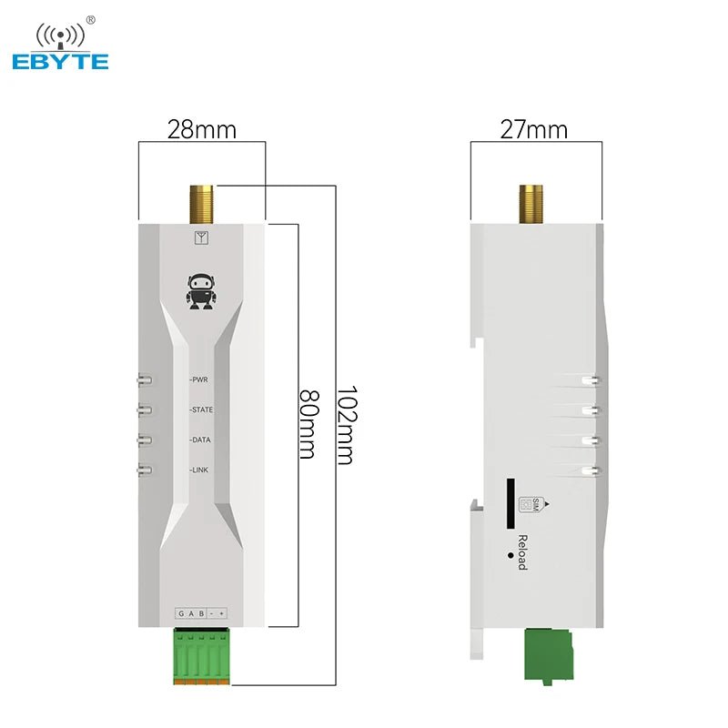 Ebyte E840-DTU(EC05-485)E Iot 4g CAT1 Lte Router Modem Rs485 Gateway ...