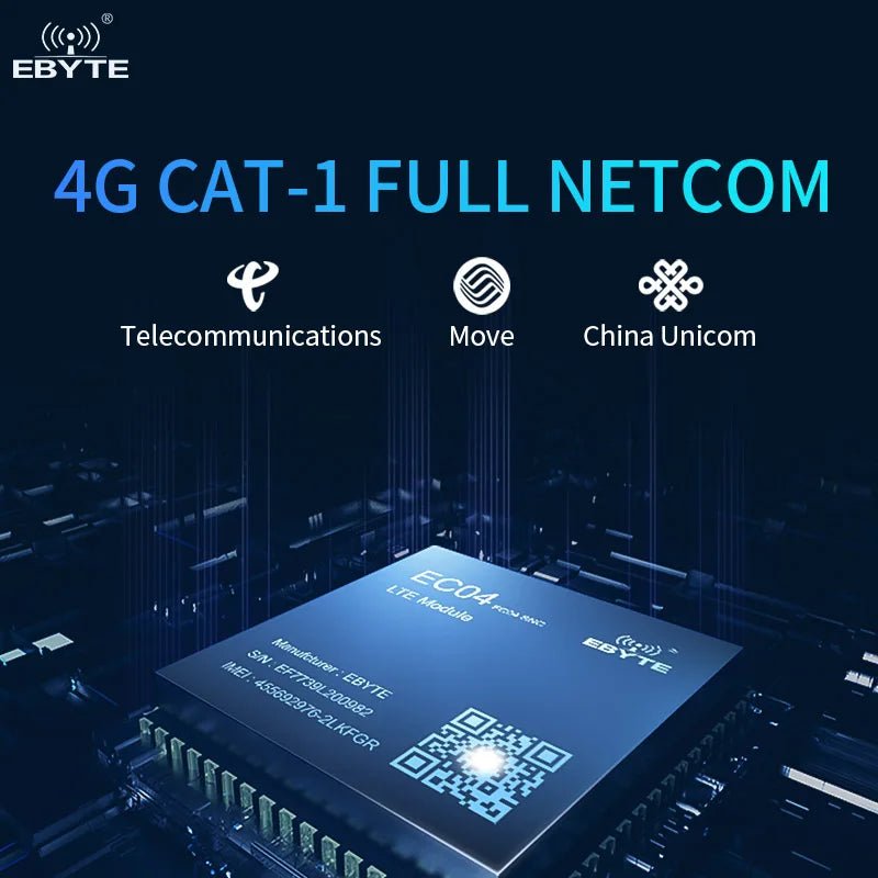 EBYTE E840-TTL(EC05-DNE) 4G CAT1 module TTL pin module small size high ...
