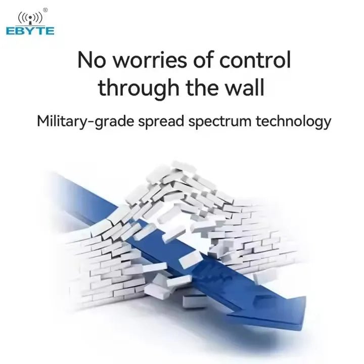 Ebyte E860 - DTU(8080 - 400SL) 10km Support 8 - channel DI DO LoRa modulation technology RS485 interface Wireless remote sync switch - IOT Module Shop Manufacturer Factory