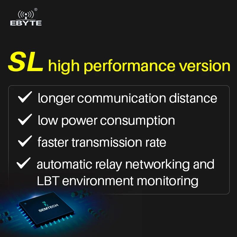 Ebyte E95 - DTU(900SL22 - 485) 868/915MHz SX1268 Lora Wireless Data Transmission Station RS485 22dbm Modbus Relay Network - IOT Module Shop Manufacturer Factory