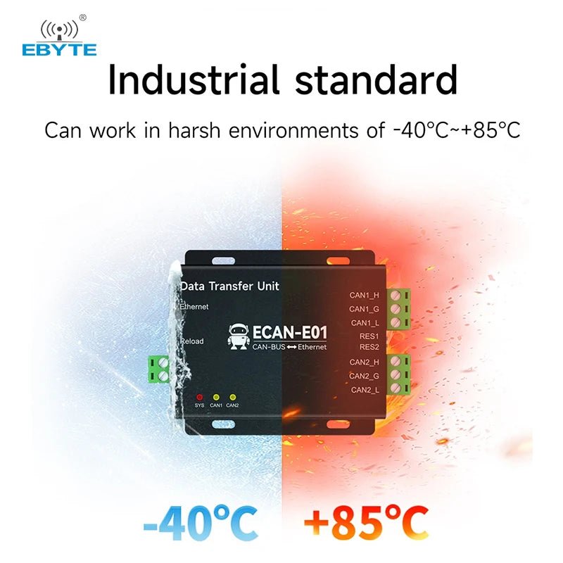 Ebyte ECAN - E01 - V2/E01S - V2 High protection High - performance Protocol Converter CAN to Ethernet Protocol Conversion Device - IOT Module Shop Manufacturer Factory