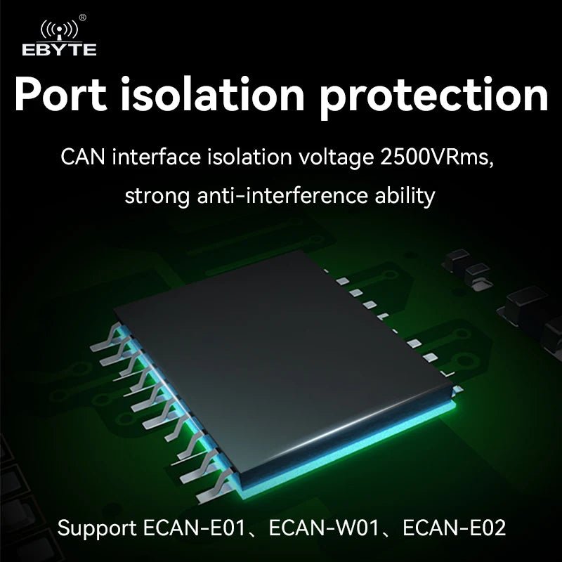 Ebyte ECAN - E02 CAN - bus to Ethernet Module Convert Communication Serial Port Server CAN2.0 to Ethernet Gateway Protocol - IOT Module Shop Manufacturer Factory