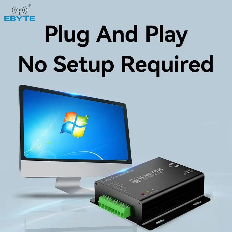 Ebyte ECAN - F01S CAN2.0 to fiber converter Optical transceiver CAN - BUS to optical cat two - way transparent transmission - IOT Module Shop Manufacturer Factory