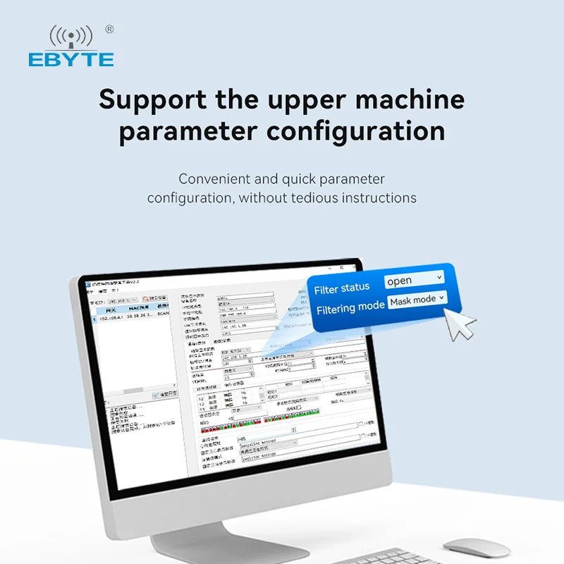 Ebyte ECAN - W01 TCP gateway protocol conversion communication serial device server Modbus Gateway can to wifi - IOT Module Shop Manufacturer Factory