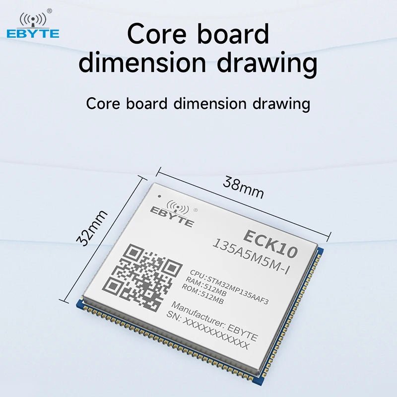 Ebyte ECB10 - 135A5M5M - I MPU 650MHz 512MB parallel NAND FLASH Single - core Cortex - A7 Industrial - grade devices single - board computer - IOT Module Shop Manufacturer Factory