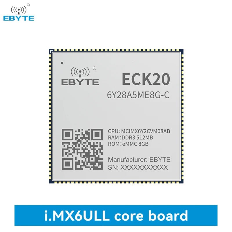 Ebyte ECK20 - 6Y28A5ME8G - C ARM Dual CAN Ethernet 792MHz 512MB low power MPU design Linux processor i.MX6ULL Embedded core board - IOT Module Shop Manufacturer Factory