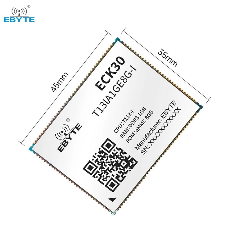Ebyte ECK30 - T13IA1GE8G - I 1.2GHz 8GB for industrial control HMI IoT T113 - i processor Industrial - grade embedded core board - IOT Module Shop Manufacturer Factory