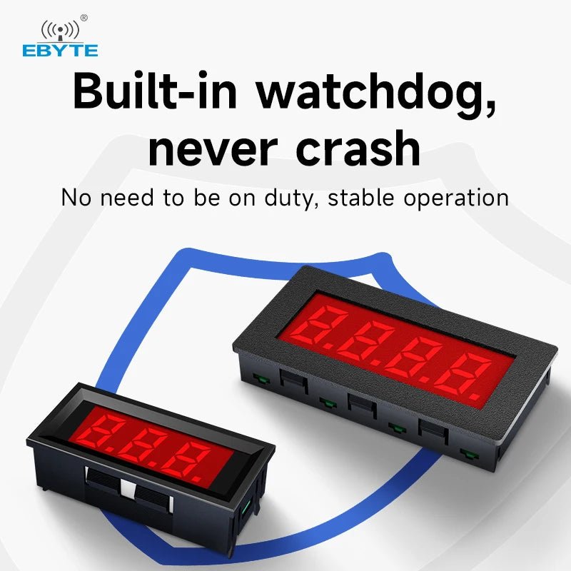 Ebyte EID051 Series Standard ModBus RTU Protocol RS485 Serial Port LED Digital Tube PLC Industrial Communication 3/4/5/6 Digits - IOT Module Shop Manufacturer Factory
