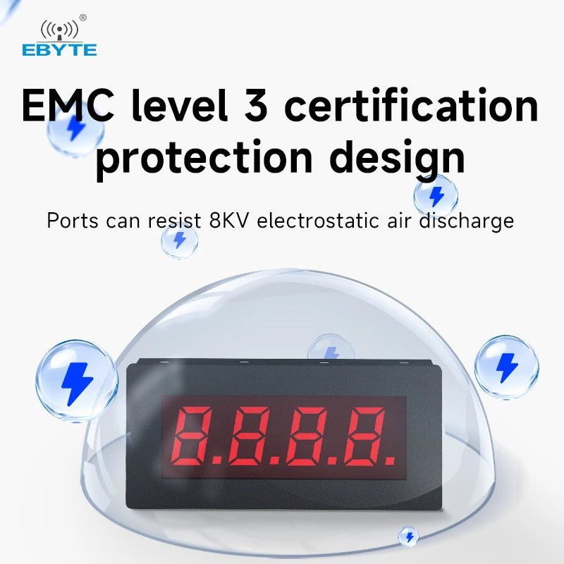 Ebyte EID051 Series Standard ModBus RTU Protocol RS485 Serial Port LED Digital Tube PLC Industrial Communication 3/4/5/6 Digits - IOT Module Shop Manufacturer Factory