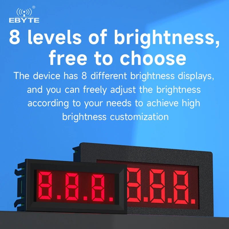 Ebyte EID051 Series Standard ModBus RTU Protocol RS485 Serial Port LED Digital Tube PLC Industrial Communication 3/4/5/6 Digits - IOT Module Shop Manufacturer Factory