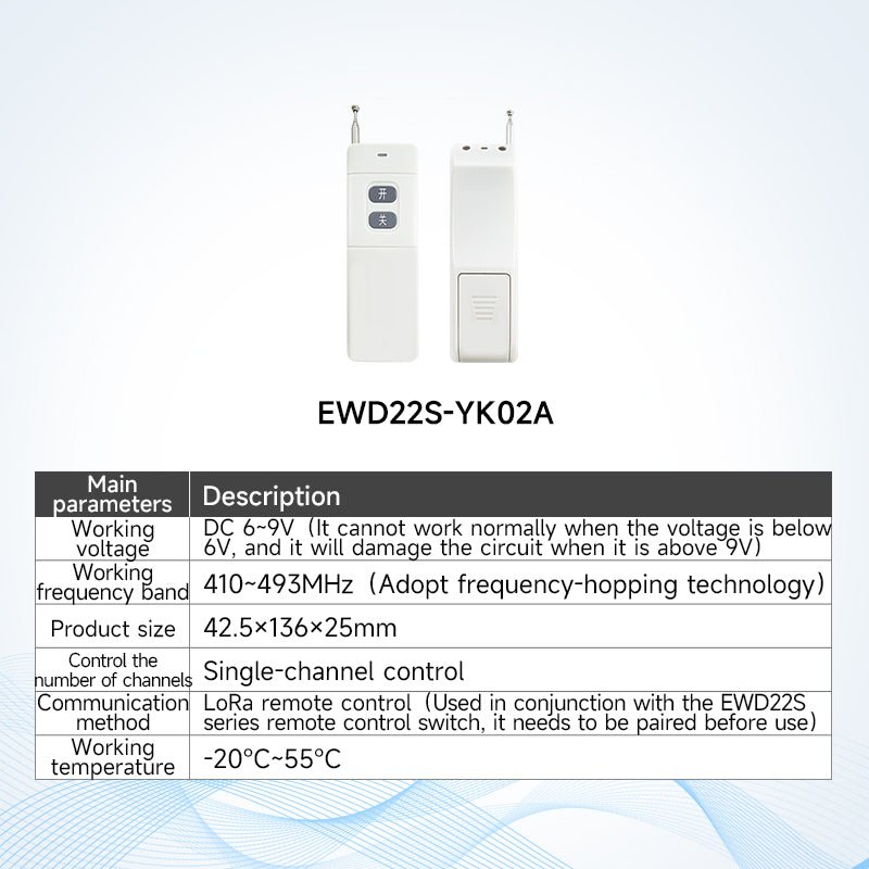Ebyte EWD22S Series High protection and Security Power Isolation Precise Control Interactive Feedback LORA Remote Control Switch - IOT Module Shop Manufacturer Factory