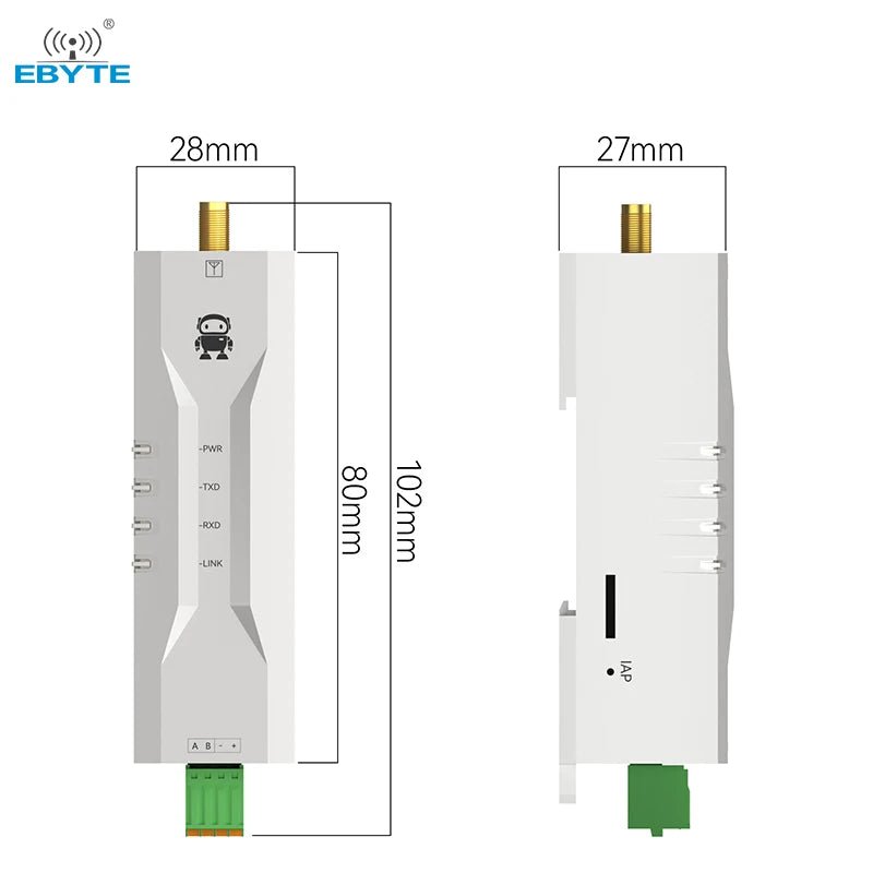 Ebyte EWD95M - 900LN22(485) RS485 ChirpIoT Communication Micro DIN - rail DTU 868 - 930MHZ22dBm 5.6km LORAWAN Data Transmission Radio - IOT Module Shop Manufacturer Factory
