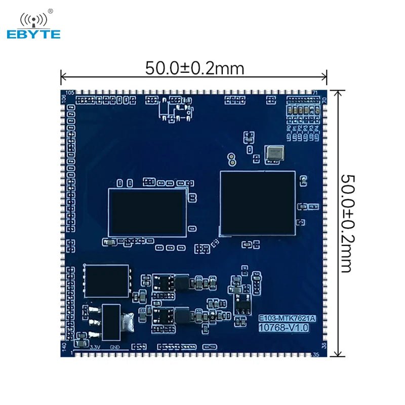 Ebyte EWM103 - WF7621A OpenWr Embedded MT7621A Chip 2.4GHz Dual - core Full Gigabit Routing Gateway Module WiFi Router Module - IOT Module Shop Manufacturer Factory
