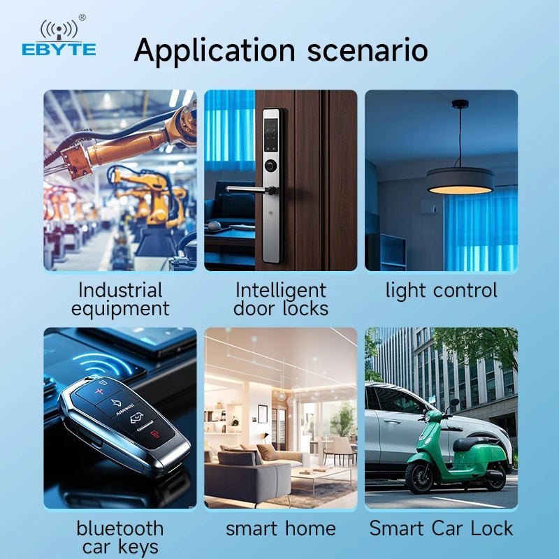 Ebyte EWM104 - BT13 Series Auto - reconnect Serial Port HID UART Low Power 2.4GHz BLE5.0 BLE Protocol BLE Proximity Switch Module - IOT Module Shop Manufacturer Factory