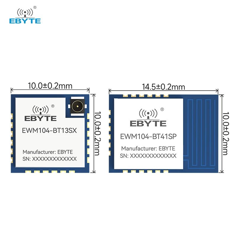 Ebyte EWM104 - BT13 Series Auto - reconnect Serial Port HID UART Low Power 2.4GHz BLE5.0 BLE Protocol BLE Proximity Switch Module - IOT Module Shop Manufacturer Factory