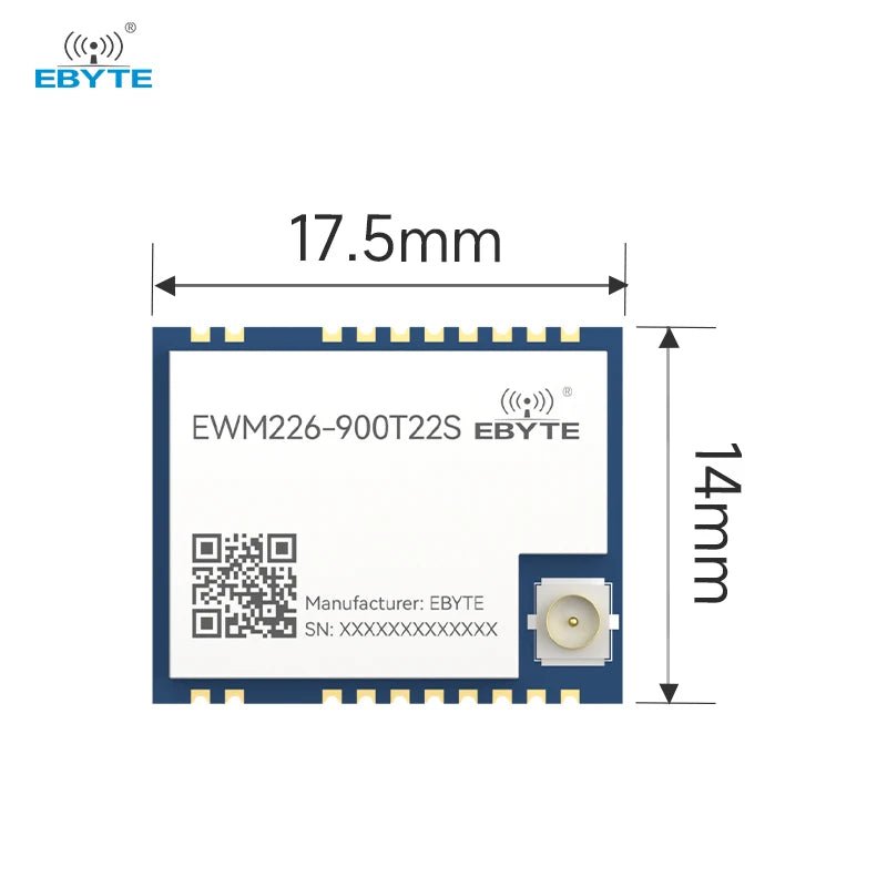 868MHz/915MHz Smart Security LoRa Wireless Data Transmission Module ...