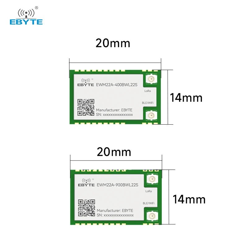Ebyte EWM22A - 400BWL22S /900BWL22S 433/868/915MHz Flexible deployment 2.4G BLE/WIFI/LoRa All - in - one Wireless Transmission Module - IOT Module Shop Manufacturer Factory
