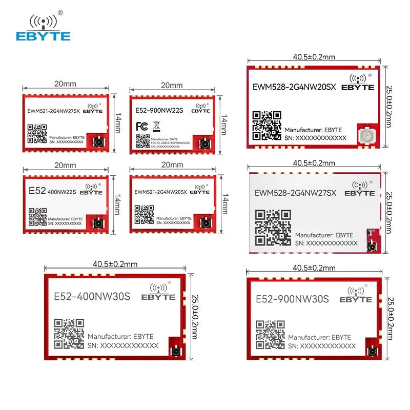Ebyte EWM528 - 2G4NW20SX/27SX UART 2.4GHz 20dBm 27dBm Wireless Transparent Transmission LoRa MESH Networking Module Serial Port - IOT Module Shop Manufacturer Factory