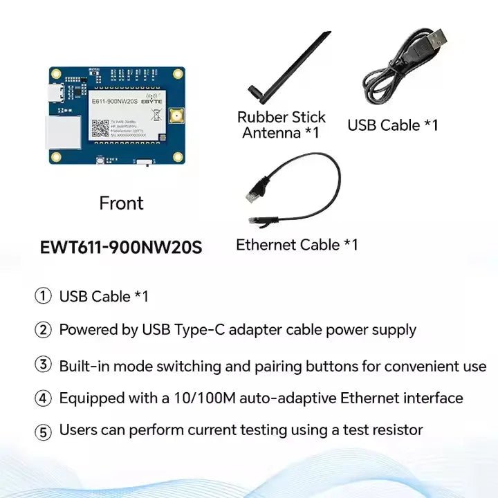 Ebyte EWT611 - 900NW20S Network Topology Integrated Long Distance Image and Data Transmission Module Development Board - IOT Module Shop Manufacturer Factory