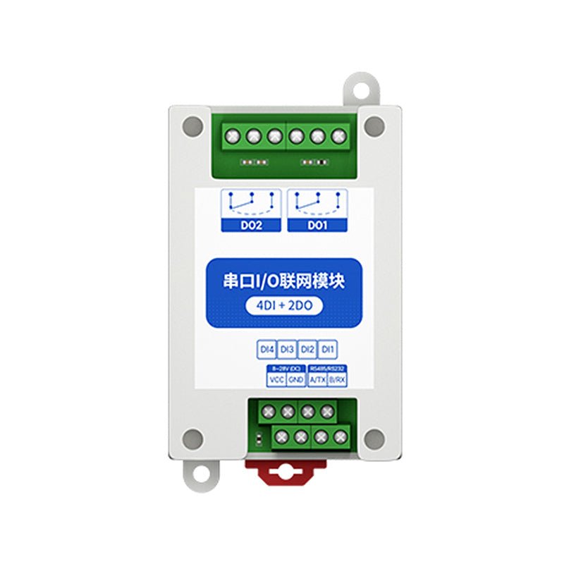 EBYTE MA01 - AXCX4020 ModBus RTU Serial IO Module RS485 Interface 4DI+2DO 8 Digital Outputs Rail Installation 8~28VDC - IOT Module Shop Manufacturer Factory
