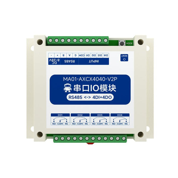 Ebyte MA01 - AXCX4040 - V2P 4DI + 4DO RS485 Control Standard ModBus - RTU Configuration/PLC/host Computer Serial I/O Networking Module - IOT Module Shop Manufacturer Factory