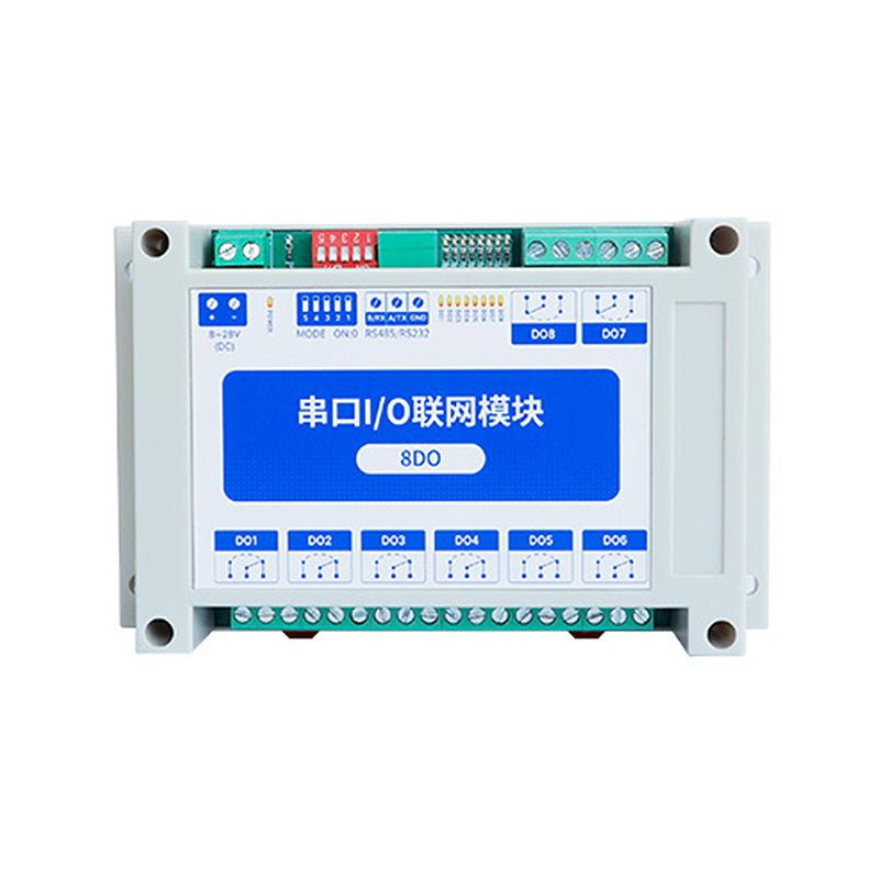 EBYTE MA01 - XXCX0080 ModBus RTU Serial IO Module RS485 Interface 8DO 8 Digital Outputs Rail Installation 8~28VDC - IOT Module Shop Manufacturer Factory