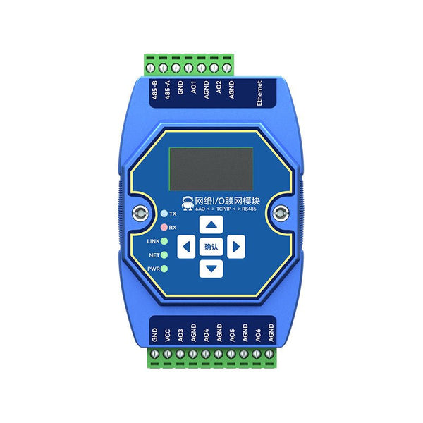 Ebyte ME31 - XXXA0006 6AO Modbus gateway support network module RJ45 RS485 ethernet io module - IOT Module Shop Manufacturer Factory