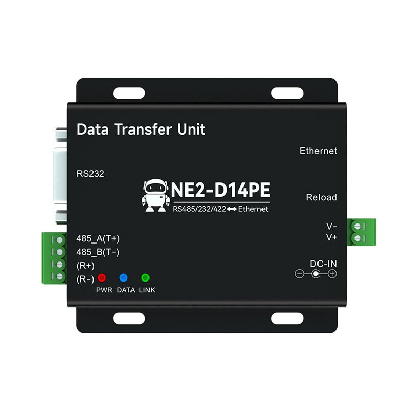 Ebyte NE2 - D14PE RS485/232/422 TCP/UDP/MQTT/HTTP/ IPv4/DHCP/DNS ModBus Gateways Single Serial to Ethernet Serial Server - IOT Module Shop Manufacturer Factory