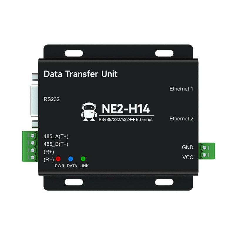 Ebyte NE2 - H14 RS485/232/422 TCP/UDP MQTT HTTP IPv4 DHCP DNS IoT Gateway Mode ModBus Gateways Serial to Ethernet Serial Server - IOT Module Shop Manufacturer Factory