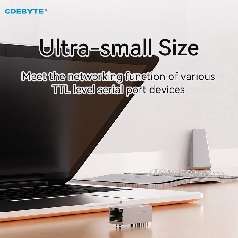 EBYTE NT1 - M TTL Serial to Ethernet 10M Serial to Network Port RJ45 Ultra Small Size Modbus Gateway TCP to RTU IoT MQTT - IOT Module Shop Manufacturer Factory