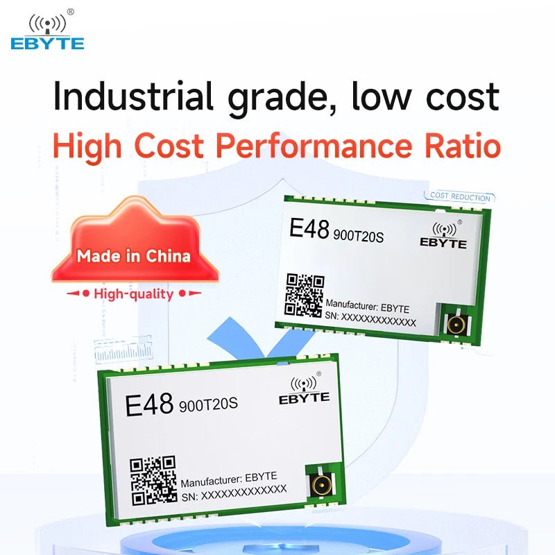 EBYTE ODM E48 - 900T20S 3.5km 20dBm TTL Level output Automatic frequency hopping 915mhz 868mhz Wireless data transmission module - IOT Module Shop Manufacturer Factory