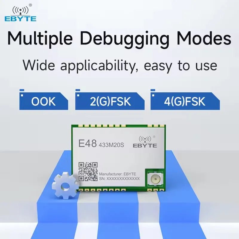 EBYTE OEM E48 - 433M20S Wireless module Small size low power consumption 433MHz RF transceiver CMT2310A chip - IOT Module Shop Manufacturer Factory