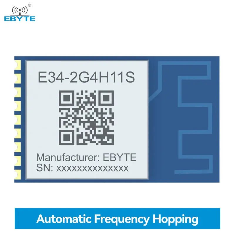 Ebyte OEM ODM E34 - 2G4H11S Low latency High transmission rate automatic frequency hopping 2.4GHz wireless module - IOT Module Shop Manufacturer Factory