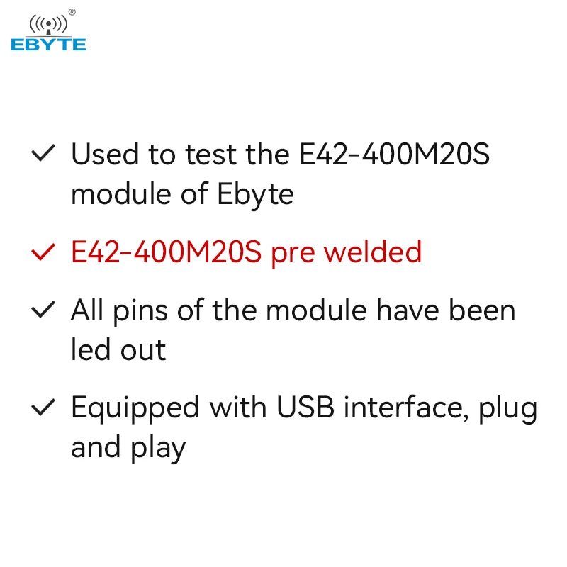 EBYTE OEME42 - 400MBL - 01 Wireless Module Small size Low power consumption 433MHz RF Transceiver HW3000 Chip - IOT Module Shop Manufacturer Factory