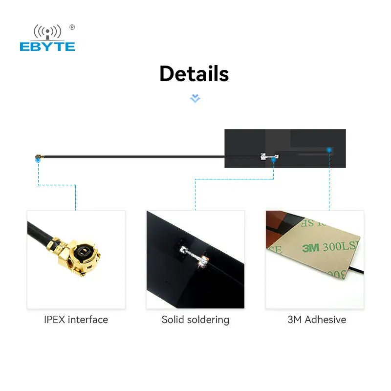 EBYTE TX4G - FPC - 8226 small volume 5dBi IPEX - I interface FPC built - in antenna 4g fpc antenna - IOT Module Shop Manufacturer Factory