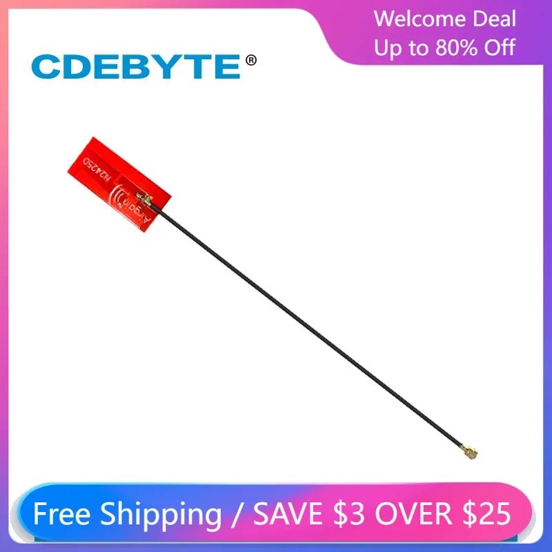 Ebyte TXWF - PCB - 3214 2.4GHz 5.8GHz WIFI Antenna Red Built - in Small Volume FPC Linear Polarization Omnidirectional Radiation 2W - IOT Module Shop Manufacturer Factory