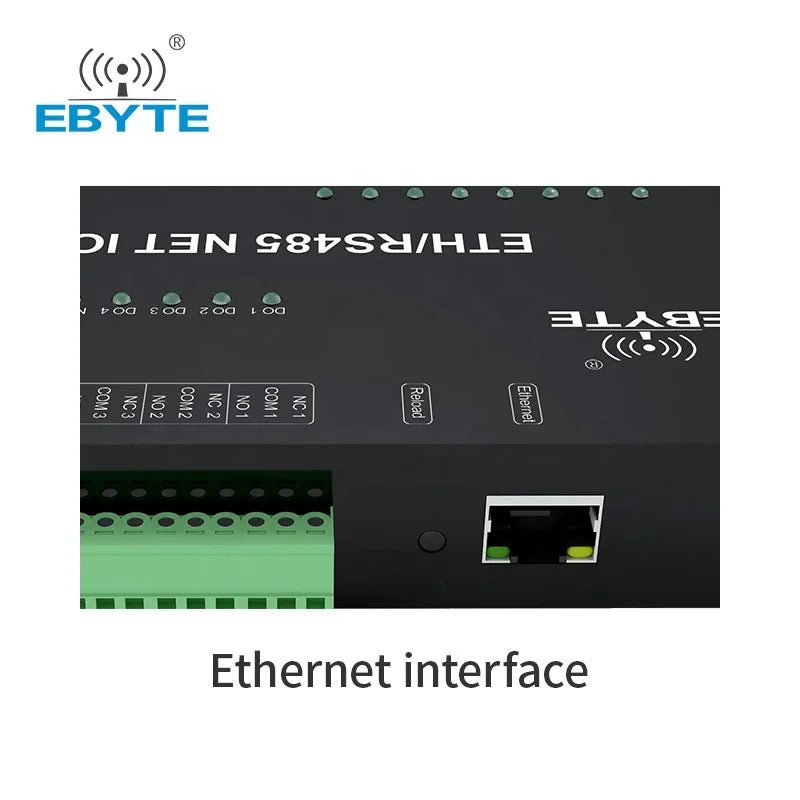 MODBUS Agriculture Iot E851 - RTU(4440 - ETH) 12 Channel Analog Digital Relay Output Ethernet Data Acquisition Control Module RS485 - IOT Module Shop Manufacturer Factory
