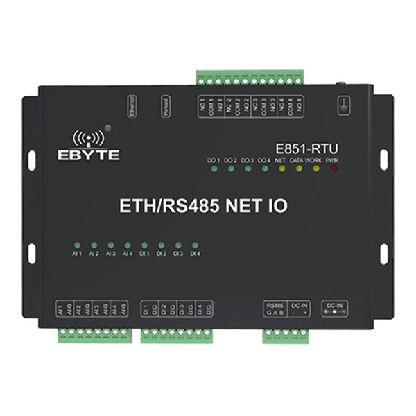 MODBUS Agriculture Iot E851 - RTU(4440 - ETH) 12 Channel Analog Digital Relay Output Ethernet Data Acquisition Control Module RS485 - IOT Module Shop Manufacturer Factory
