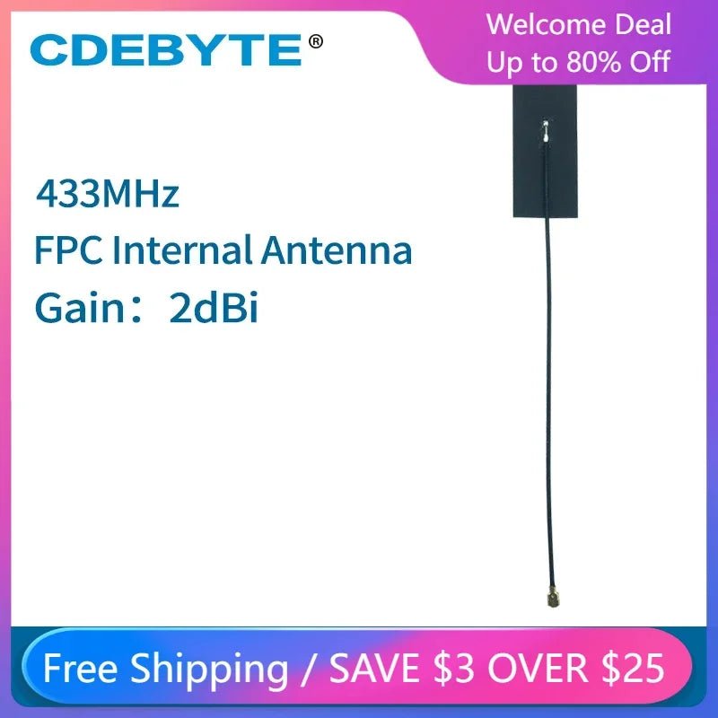 TX433 - FPC - 4516 FPC Internal Antenna 433MHz IPEX Interface 2dbi Omnidirectional wifi Antena - IOT Module Shop Manufacturer Factory
