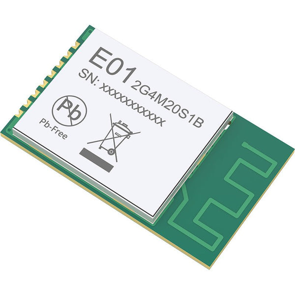 Wireless Module E01 - 2G4M20S1B Electronic Components 2.4G 20dBm SMD Small - sized Wireless Module PCB Antenna SPI Rf Module - IOT Module Shop Manufacturer Factory