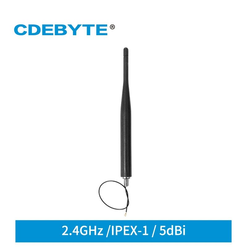 2.4G Antenna 3dBi Rubber Rod IPEX - 1 High Gain for Equipment Cabinet Logistic Fleet Property Security Taxi Fleet TX2400 - JZLW - 15 - IOT Module Shop Manufacturer Factory
