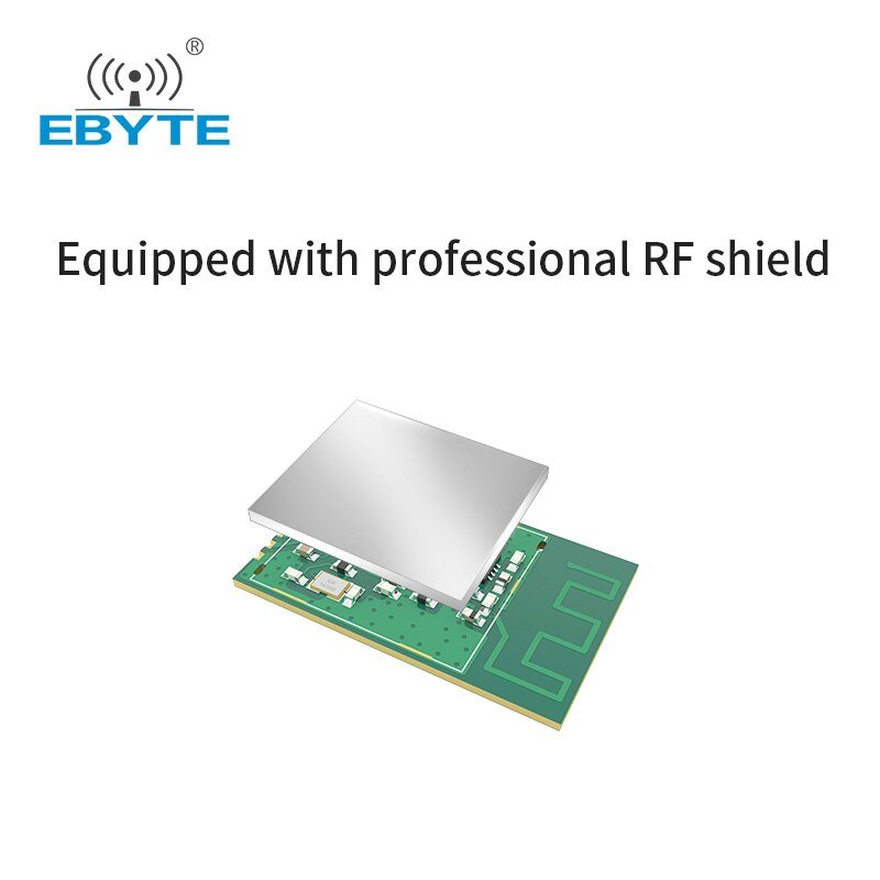 2.4GHz RF Electronic Components IOT GFSK Wireless Modules 5dBm PCB Antenna EBYTE Multi-Channel High Performance E01-2G4M01S1B - EBYTE